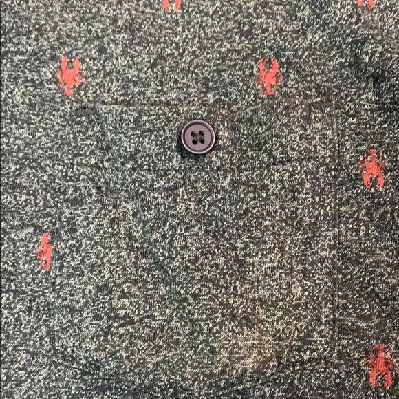 Cute lobster print T-shirt with front pocket - Picture 3 of 3